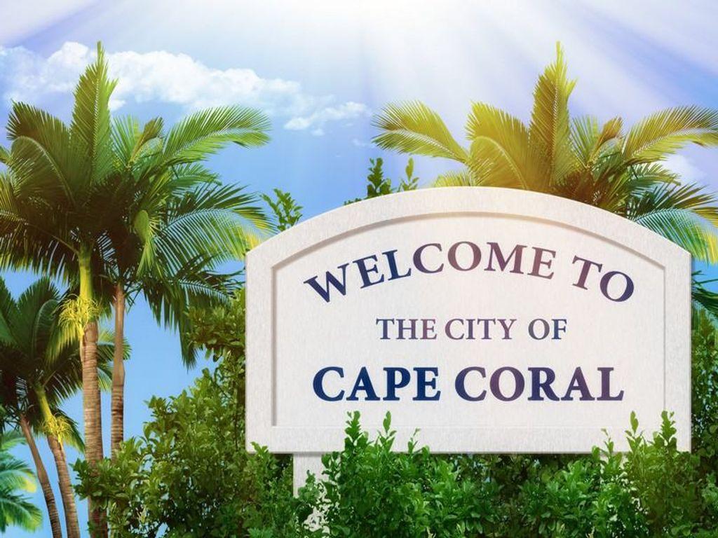 welcome to cape coral sign